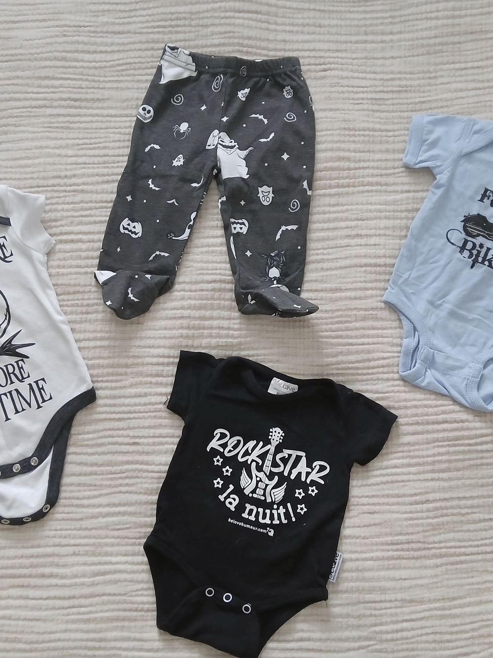 Baby Boy 3-6 Months Biker/ Rock/ Nightmare Before Christmas Bundle